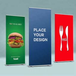 large retractable banner stands roll out hand banners banner up display