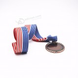 flag medal ribbon no minimum order quantity award lanyard medal ribbon