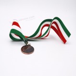 Cordón personalizado de diseño de bandera de Italia de fábrica con gancho J