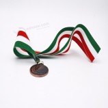 factory italy flag design custom lanyard with J hook