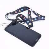 polyester ID badge neck lanyard No minimum order quantity