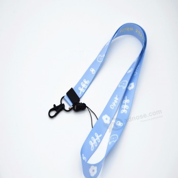 Eco-vriendelijk geweven lanyard met metalen haak