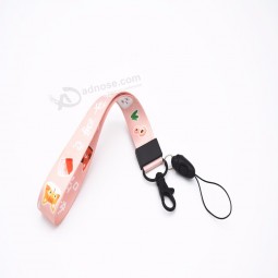 fabriek aangepast logo sublimatie afdrukken / zeefdruk lanyard