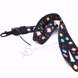 polyester badge neck lanyard for cellphone No minimum order quantity
