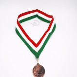 sports event medal ribbon with J hook