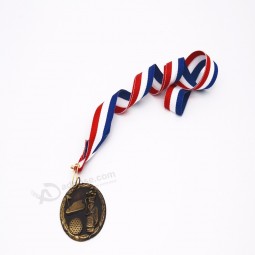 Fashion style neck lanyard medal ribbon