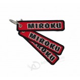 embroidery Key chain custom airplane cockpit keychain