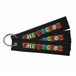 aviation Key Tag aircraft keychains custom embroidered keychain logo