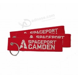 Custom Jet Keyrings Keychains For Aviation Lover Embroidery Design Your Own Key Tag