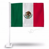 bandeiras de janela de carro de segurança do méxico para decoração de carro, bandeira de carro do méxico