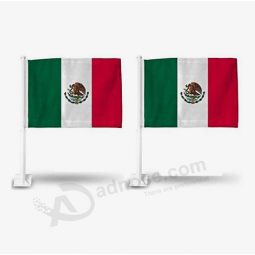 Benutzerdefinierte Autofahne Großhandel Mexiko Mexikanische Autofenster Flagge