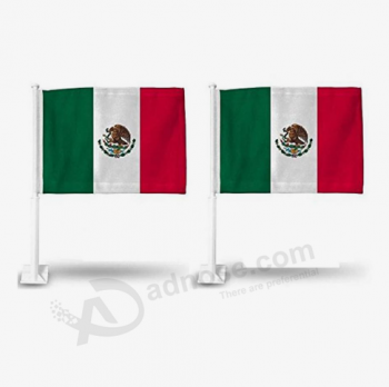 bandiera auto personalizzata all'ingrosso messico messicano bandiera finestrino auto