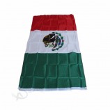 Bandeira retro de méxico do vintage da bandeira de 90 * 150cm com ilhós de bronze