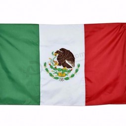 polyester material printing national flag of Mexico flag