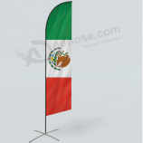 digital printing 110g knitted polyester discount mexico national swooper flags