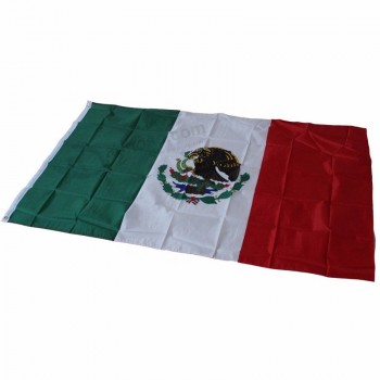 bandeira mexicana nacional de poliéster de impressão digital grande