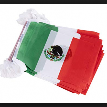 Fördernde Mexiko-Flaggen-Flagge Mexikanische Schnur-Flagge