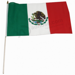 Factory Promotional Mexico Hand Waving Flag for Sale