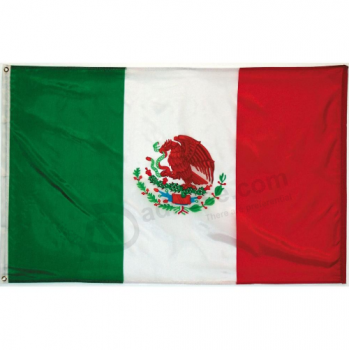 멕시코 국기 인쇄 실내 회의 멕시코 장식 플래그