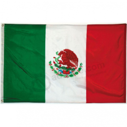 Mexican National Flag Printed Indoor Meeting Mexico Decoration Flag