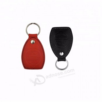 Auto Leder Schlüsselanhänger, billige Custom Metal Keychain Leder, Großhandel Leder Schlüsselanhänger