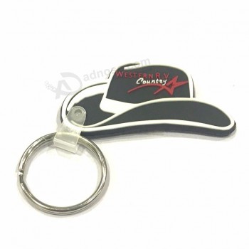 customized soft rubber 3d pvc keychain for a gift