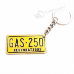 chaveiro personalizado da forma do carro da forma na forma da matrícula