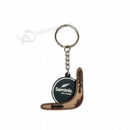 custom fashion 3D/2D rubber keychain