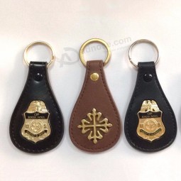 manufacturer custom made keychains wholesale leather Key ring