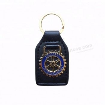 custom Key ring wholesale embossed leather keychain