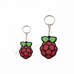 Kundenspezifischer weicher PVC Keychain Netter Fruchtgummi Keychain