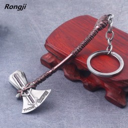 marvel avengers keychain thor Axe hammer mjolnir infinity War The dark world Key finder bags keyring jewelry accessories