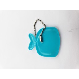 Kundenspezifisches PVC 3d Keychain mit Katzen-Form