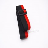 custom design logo luggage belts with lock 100% cotton material