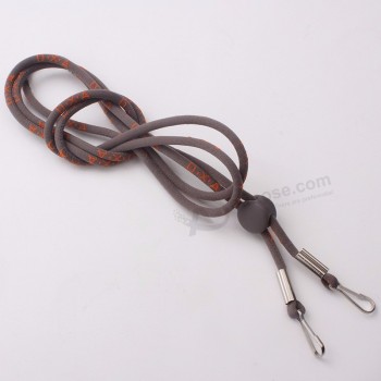 Alibaba Goldlieferant weben Doppelclip Seil Lanyard