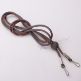 Alibaba gold supplier weave double clip rope lanyard