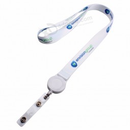 Fashion polyester lanyard with ID badge holder for event meeting