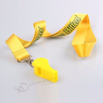 cheap custom whistle lanyard for sale