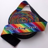 aangepaste gepersonaliseerde elastische regenboog kleurenband