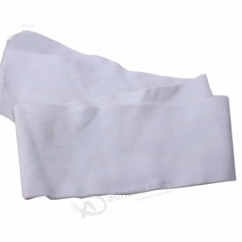 banda larga de vestuário elástico branco cor 4 polegadas