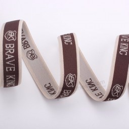 Gummiband für Hut Jacquard Logo geschnitten