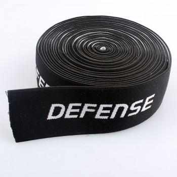 cinturilla elástica personalizada con logotipo de jacquard de material suave