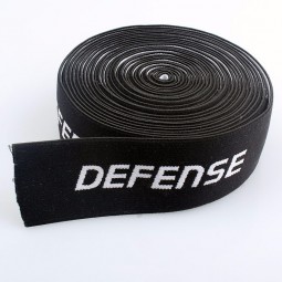 kundenspezifischer elastischer Bund mit weichem Jacquard-Logo
