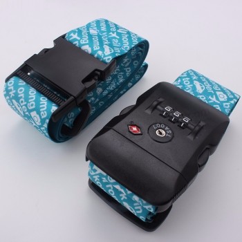 TSA digital lock personalized elastic luggage strap
