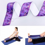 banda de yoga de resistencia al ejercicio impresa personalizada