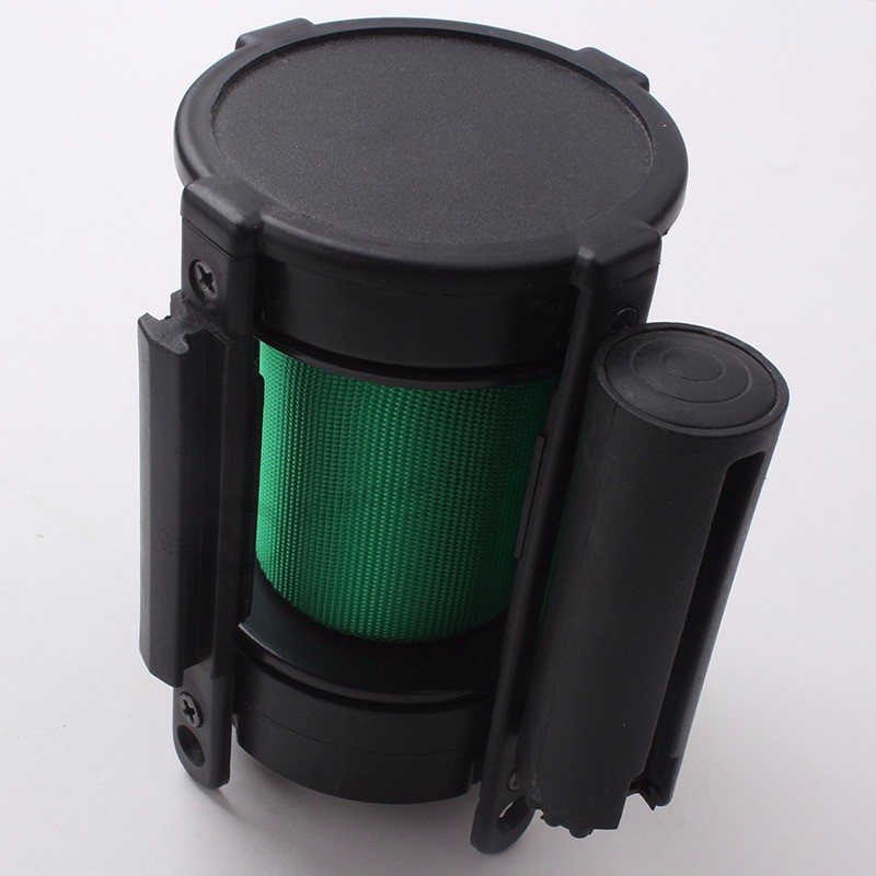 Plastic wall mounted crowd control barrier belt for wholesale