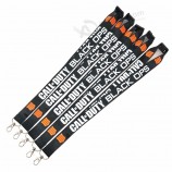 Nylon-Material Siebdruck-Umhängeband Abreißsicherung