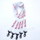 Kunststoffhaken Großhandel personalisierte Polyester Lanyard