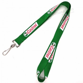 Personalisiertes Polyester-Siebdruck-Schlüsselband mit Logo Custom