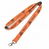 Flaches, siebdruckbedrucktes Polyester-Gurtband mit individuellem Logo